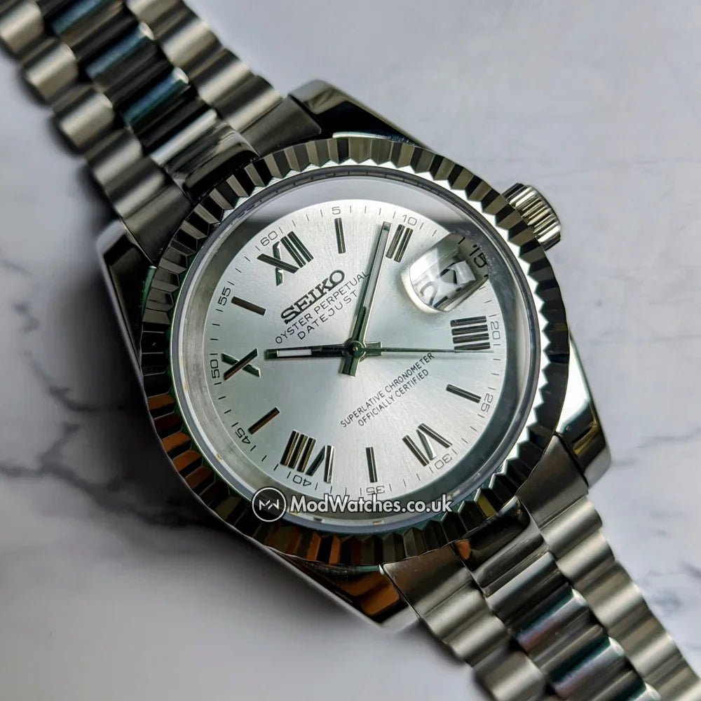 silver-roman-numeral-datejust-nh35-build